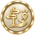 Gold icon representing clear assessment planning and guidance throughout the SVQ qualification.